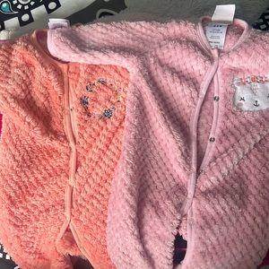 Two plush onesie for sale
